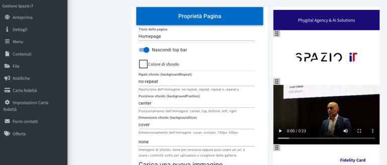 Sistema Lowcode per la creazione di app mobile creato da cuoriilabs.