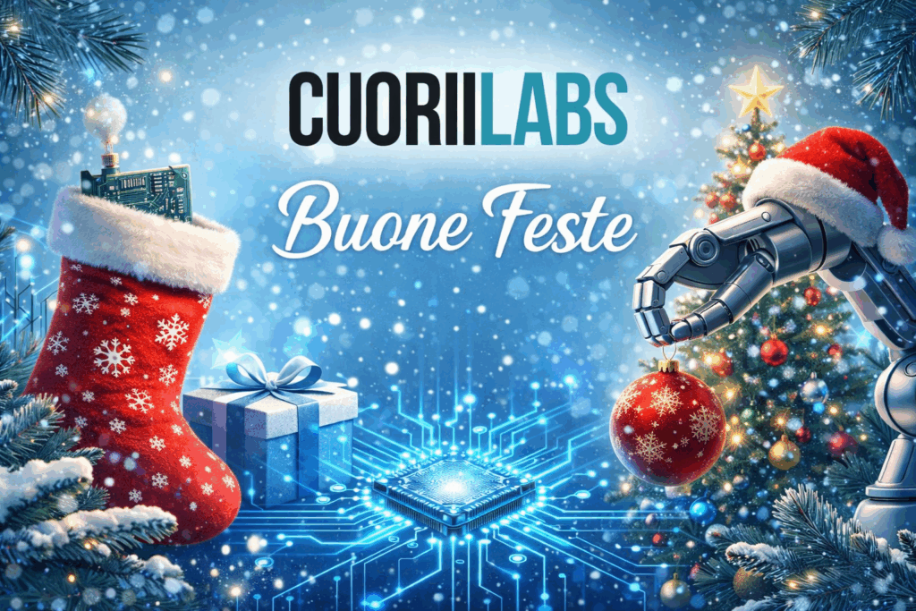 Buone feste da Cuoriilabs, azienda di consulenza informatica
